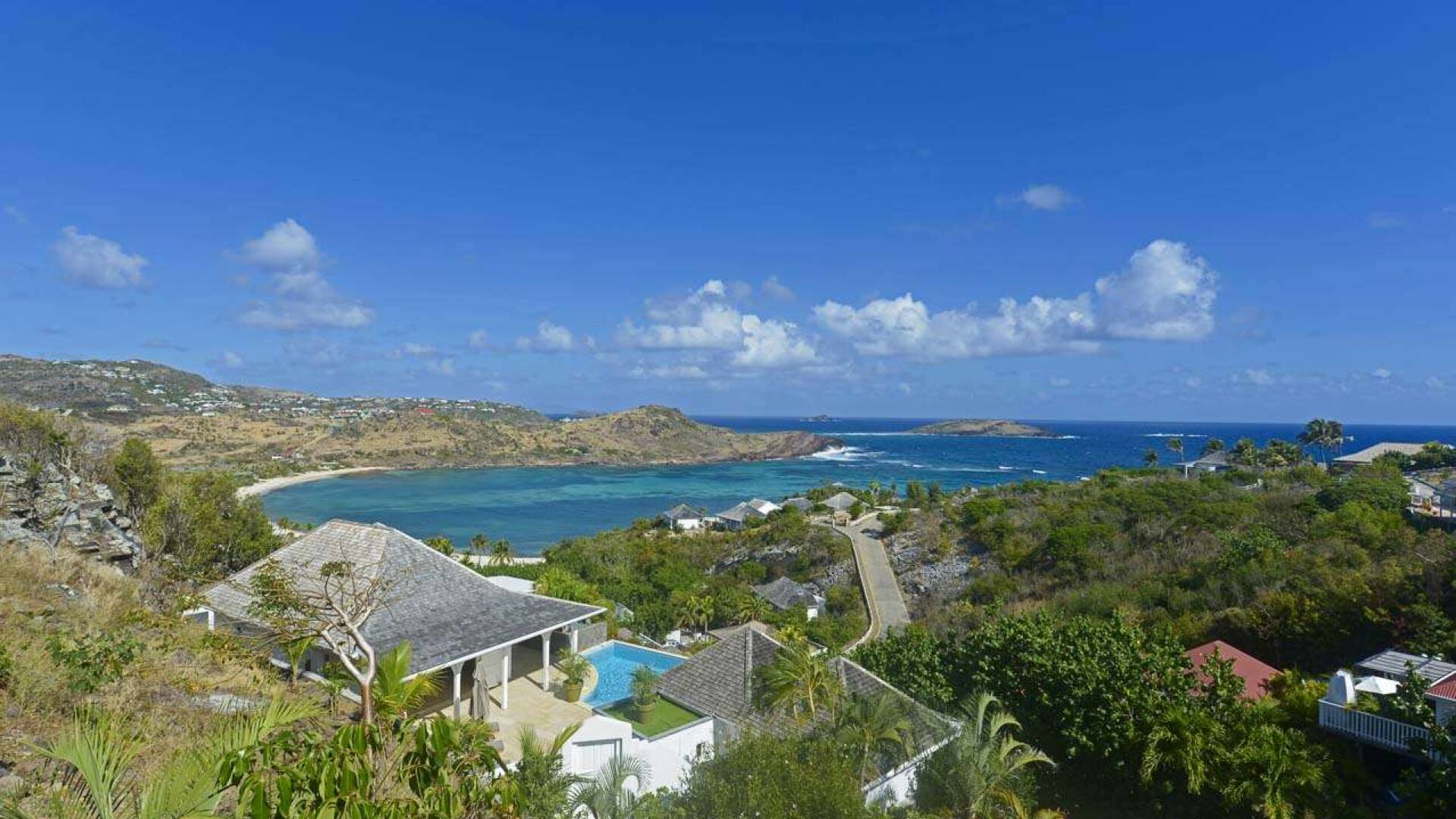 The view from WV LAR, Petit Cul de Sac, St. Barthelemy