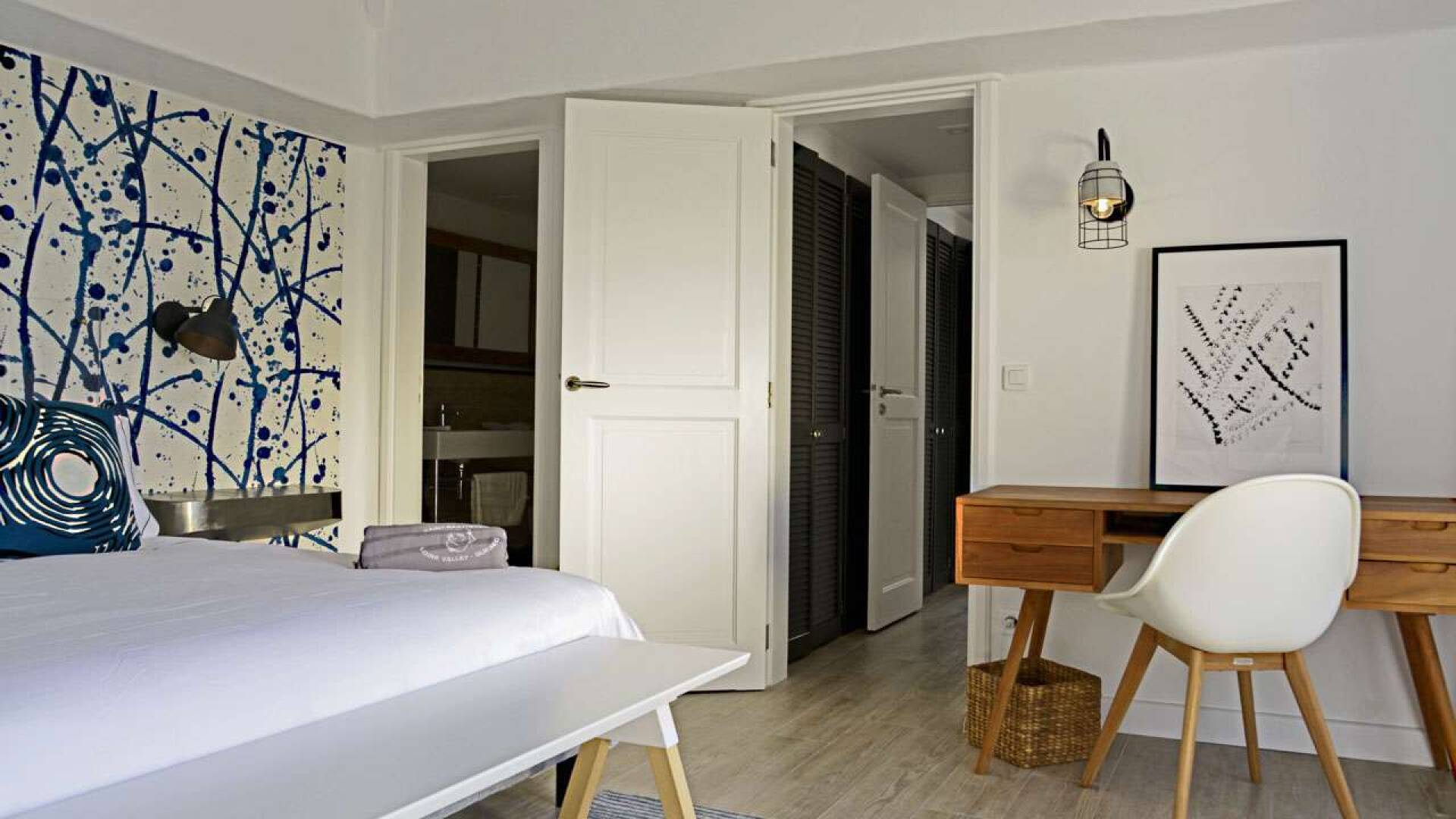 Bedroom at WV LAR, Petit Cul de Sac, St. Barthelemy