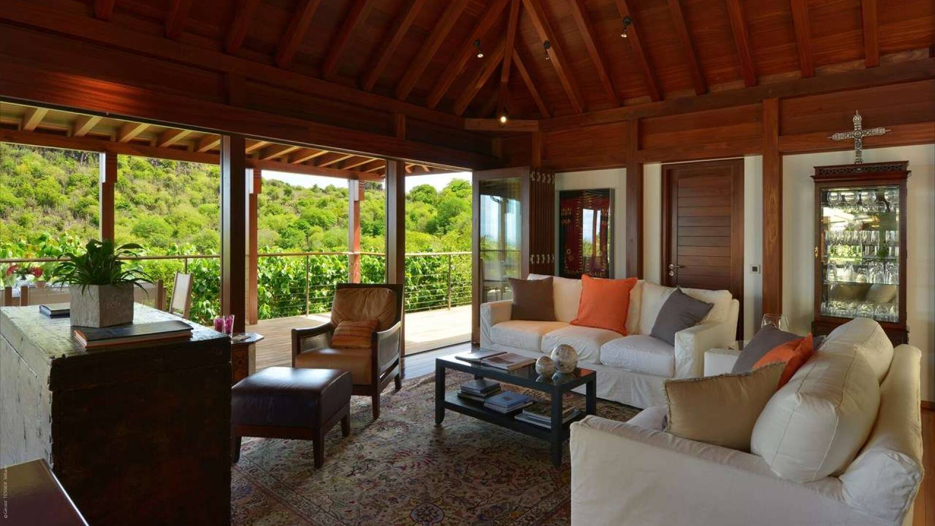 Living Room at WV MJP, Flamands, St. Barthelemy