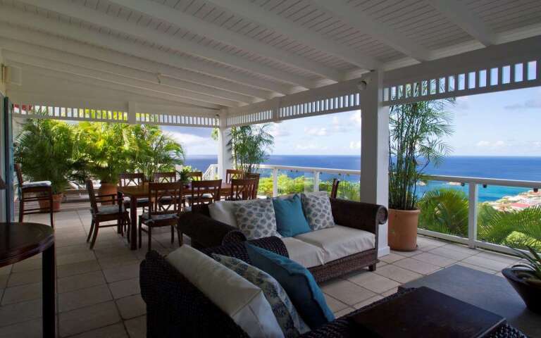 Terrace at WV AMI, Lurin, St. Barthelemy