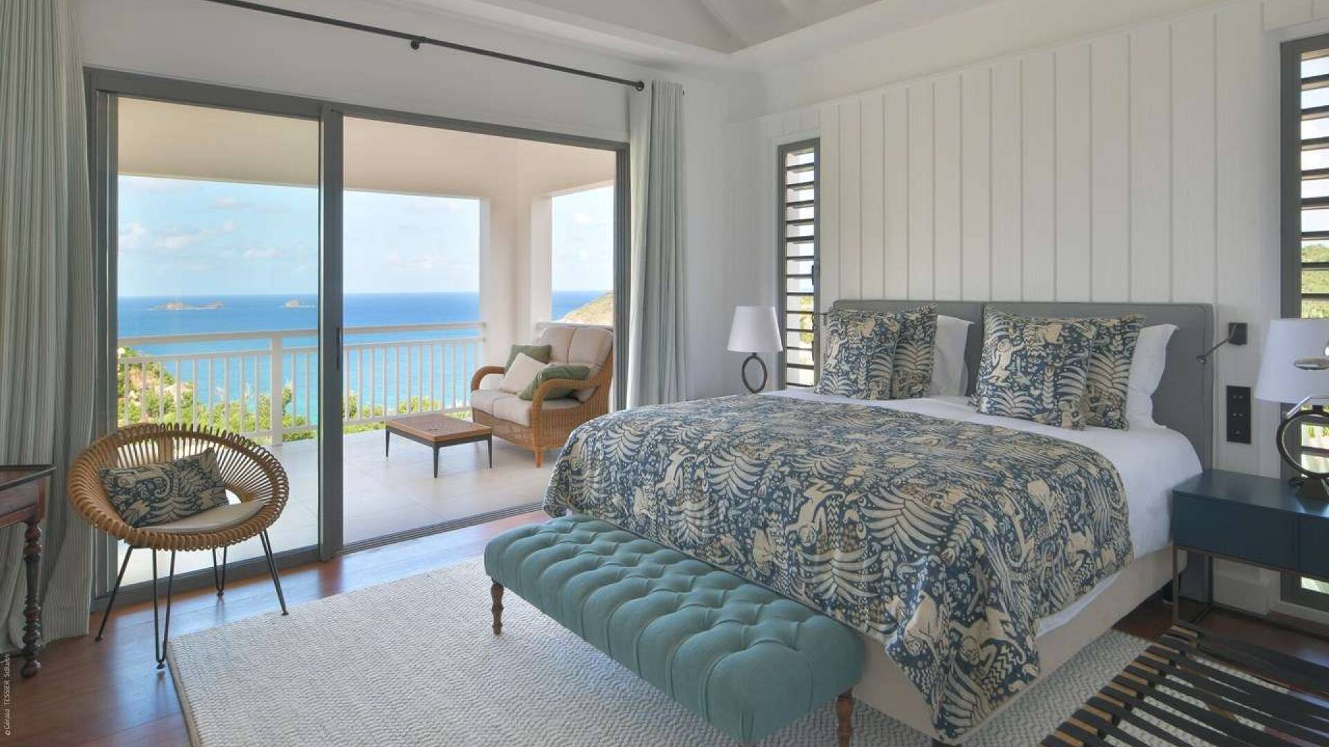 Bedroom at WV RMN, Flamands, St. Barthelemy