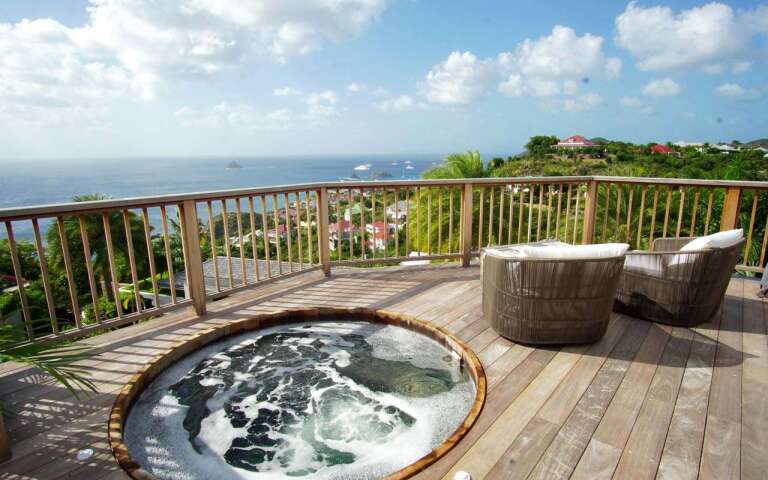 Jacuzzi at WV ETB, Lurin, St. Barthelemy