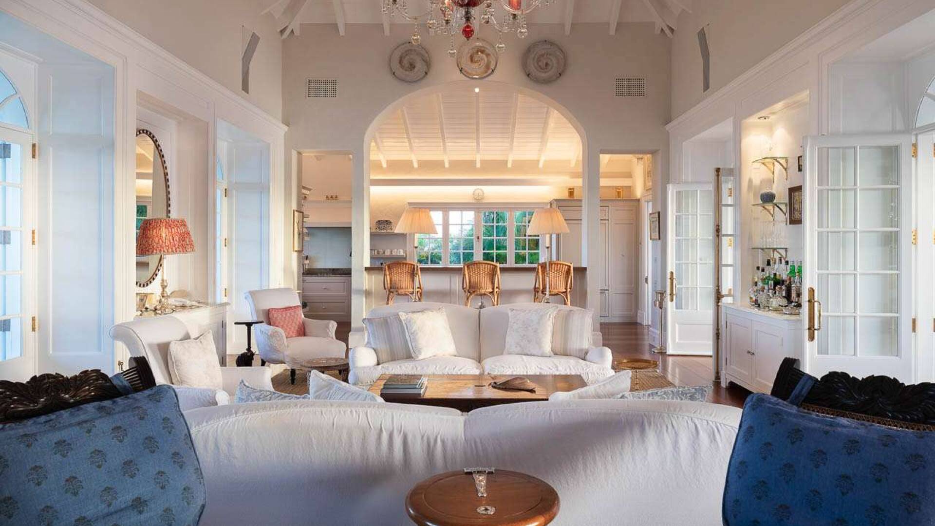 Living Room at WV PBO, Colombier, St. Barthelemy