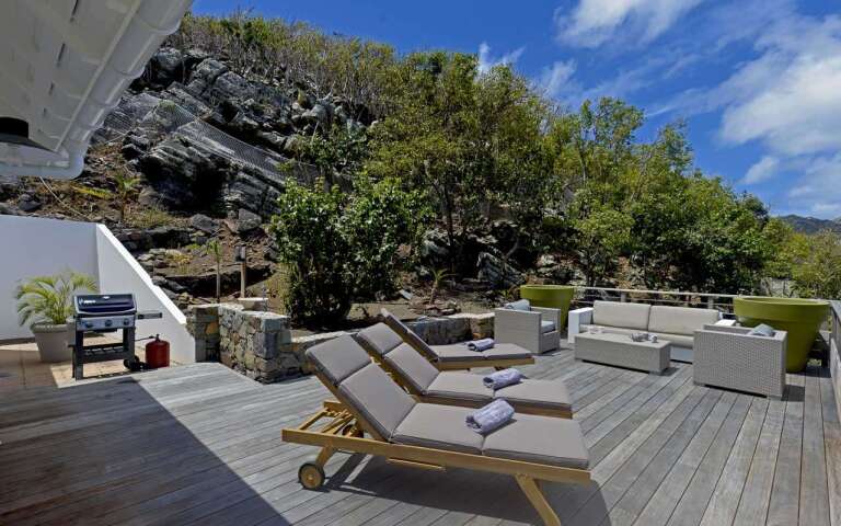 Deck at WV LAR, Petit Cul de Sac, St. Barthelemy