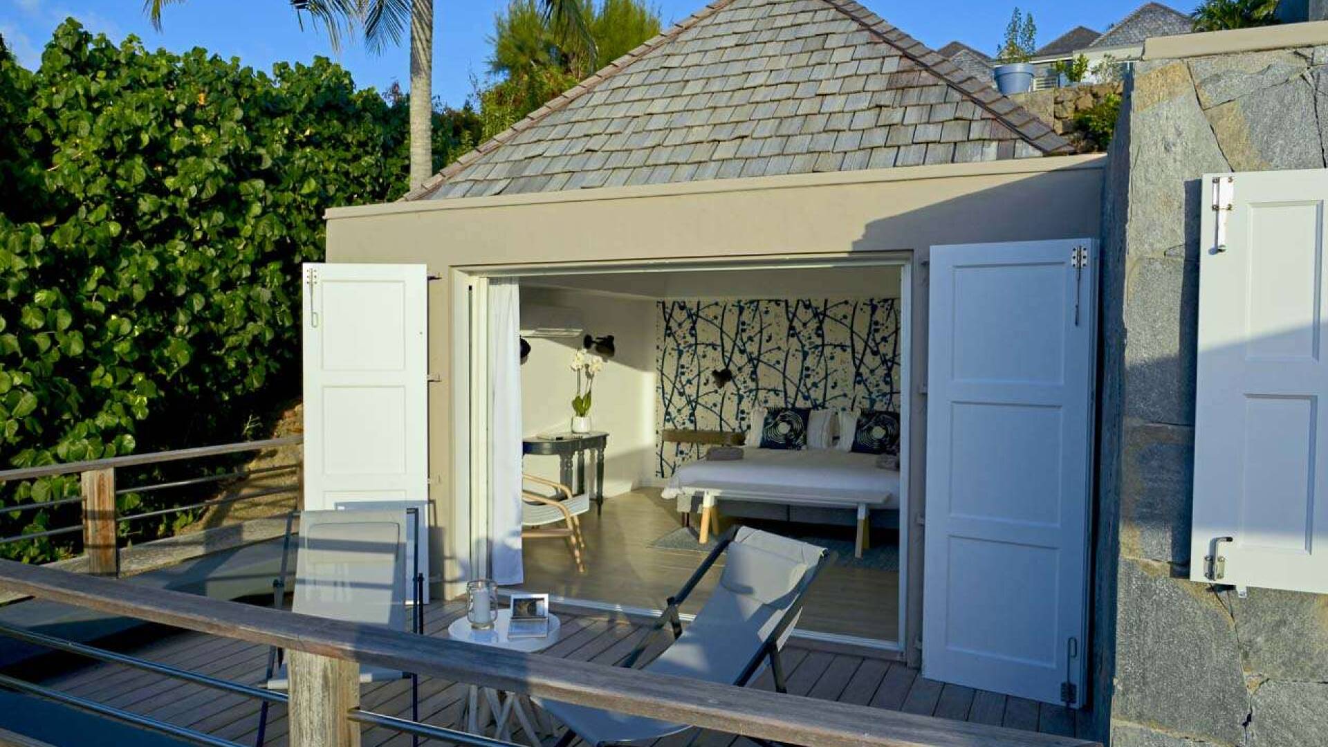 Deck at WV LAR, Petit Cul de Sac, St. Barthelemy