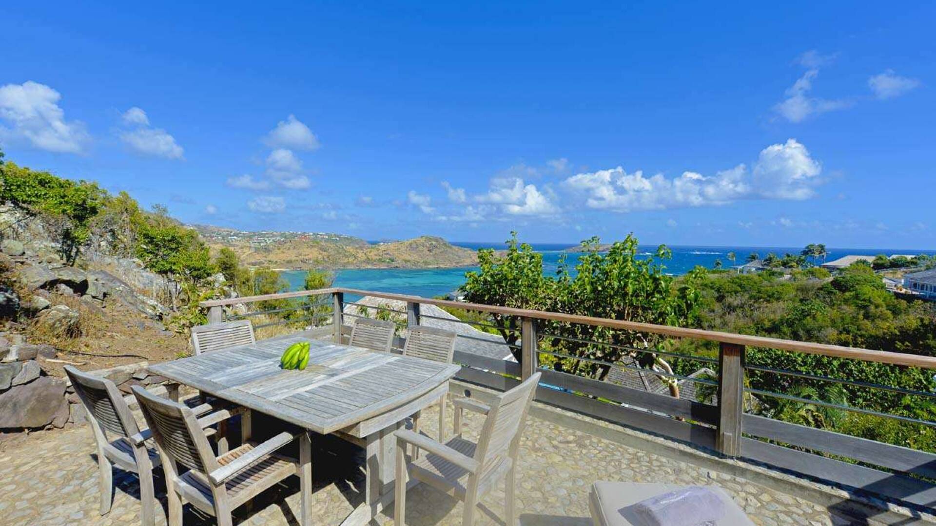 Deck at WV LAR, Petit Cul de Sac, St. Barthelemy
