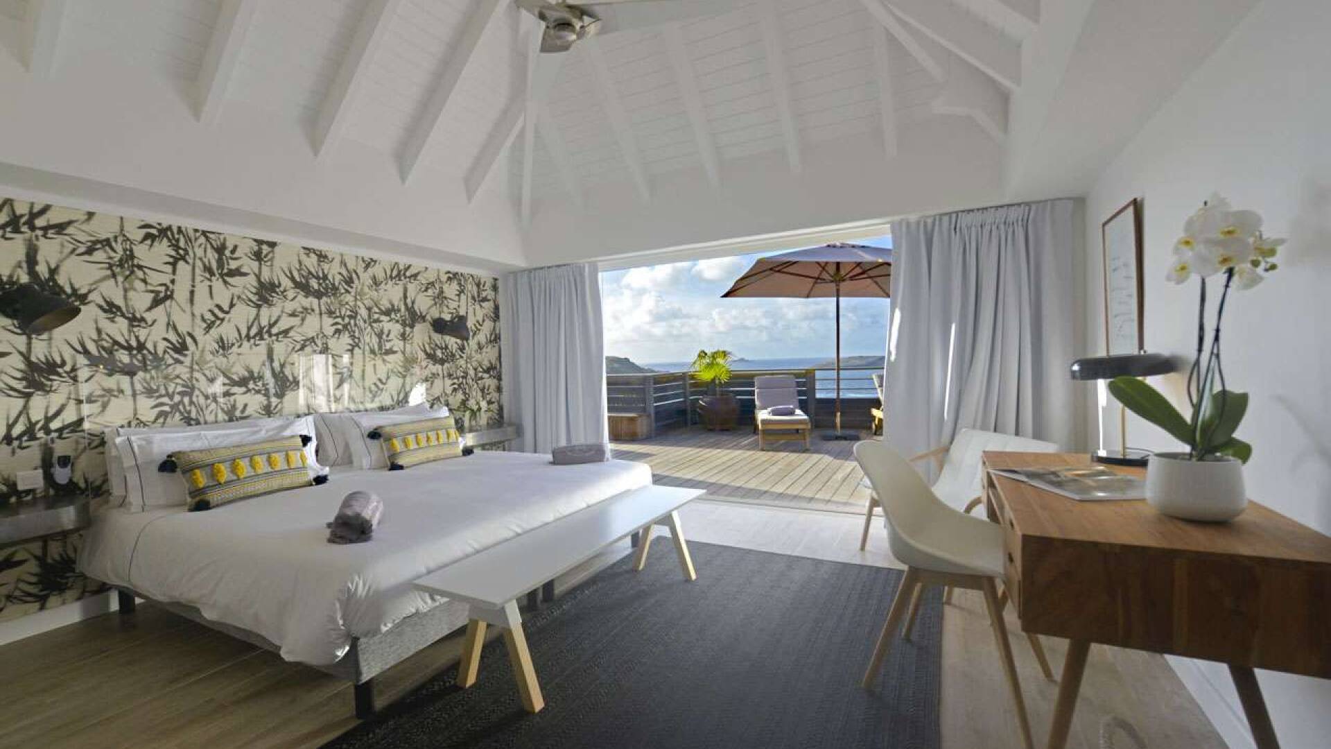 Bedroom at WV LAR, Petit Cul de Sac, St. Barthelemy