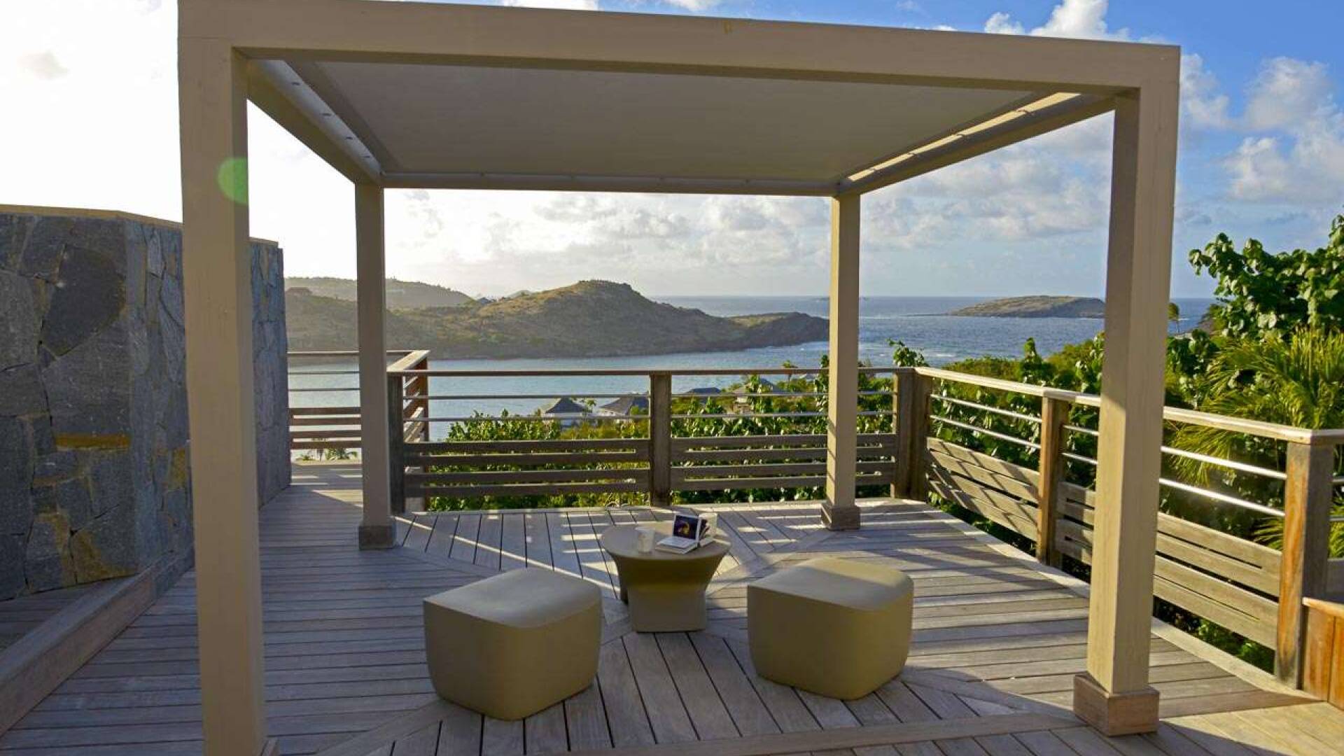 Deck at WV LAR, Petit Cul de Sac, St. Barthelemy