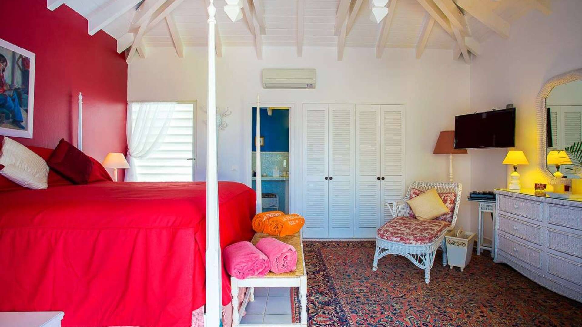 Bedroom at WV FRE, Pointe Milou, St. Barthelemy