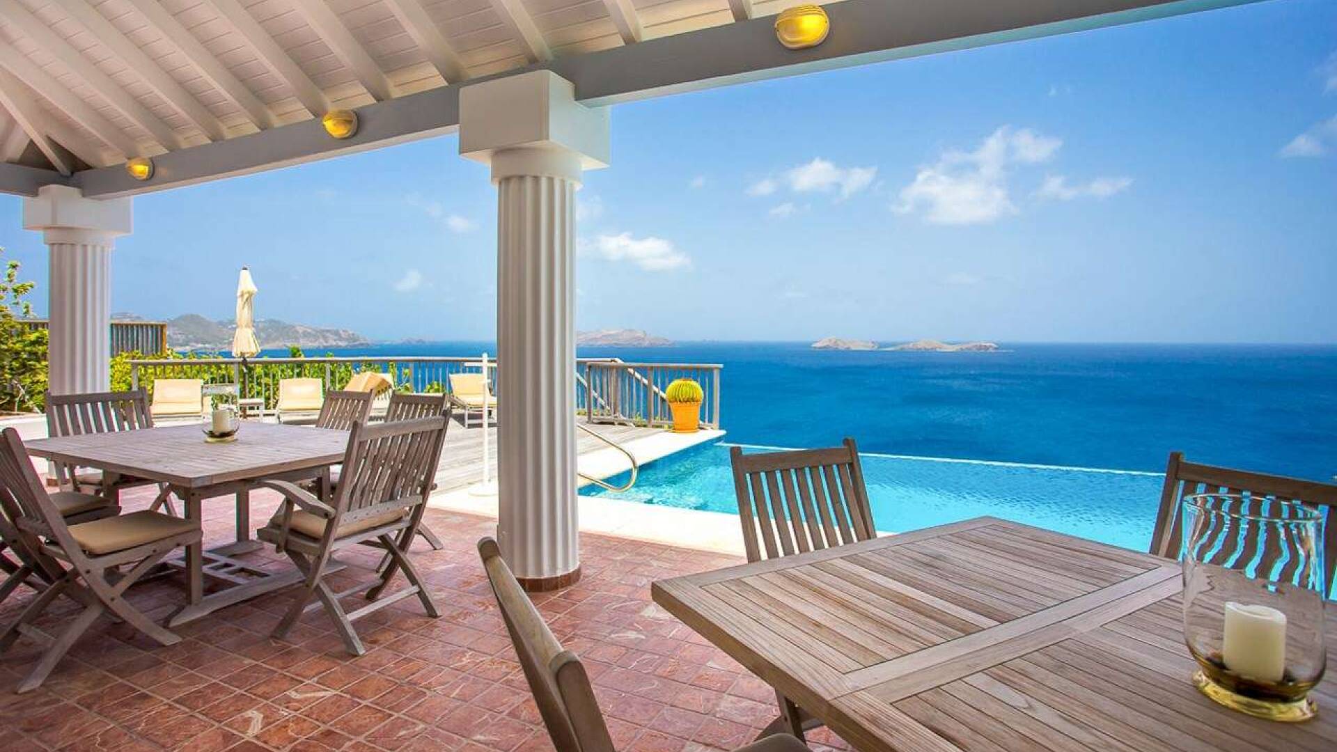 Terrace at WV FRE, Pointe Milou, St. Barthelemy