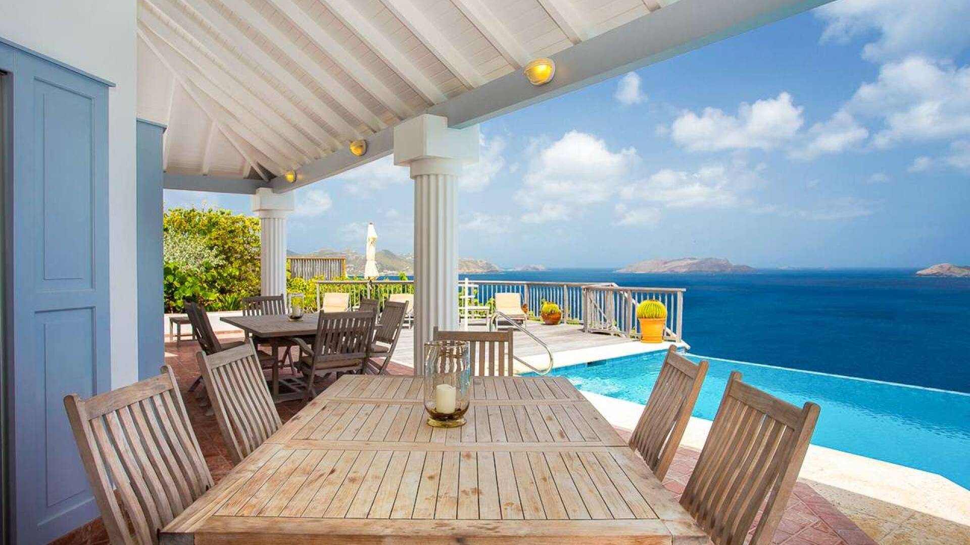 Terrace at WV FRE, Pointe Milou, St. Barthelemy
