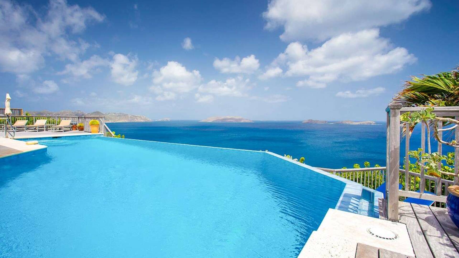 Villa Pool at WV FRE, Pointe Milou, St. Barthelemy