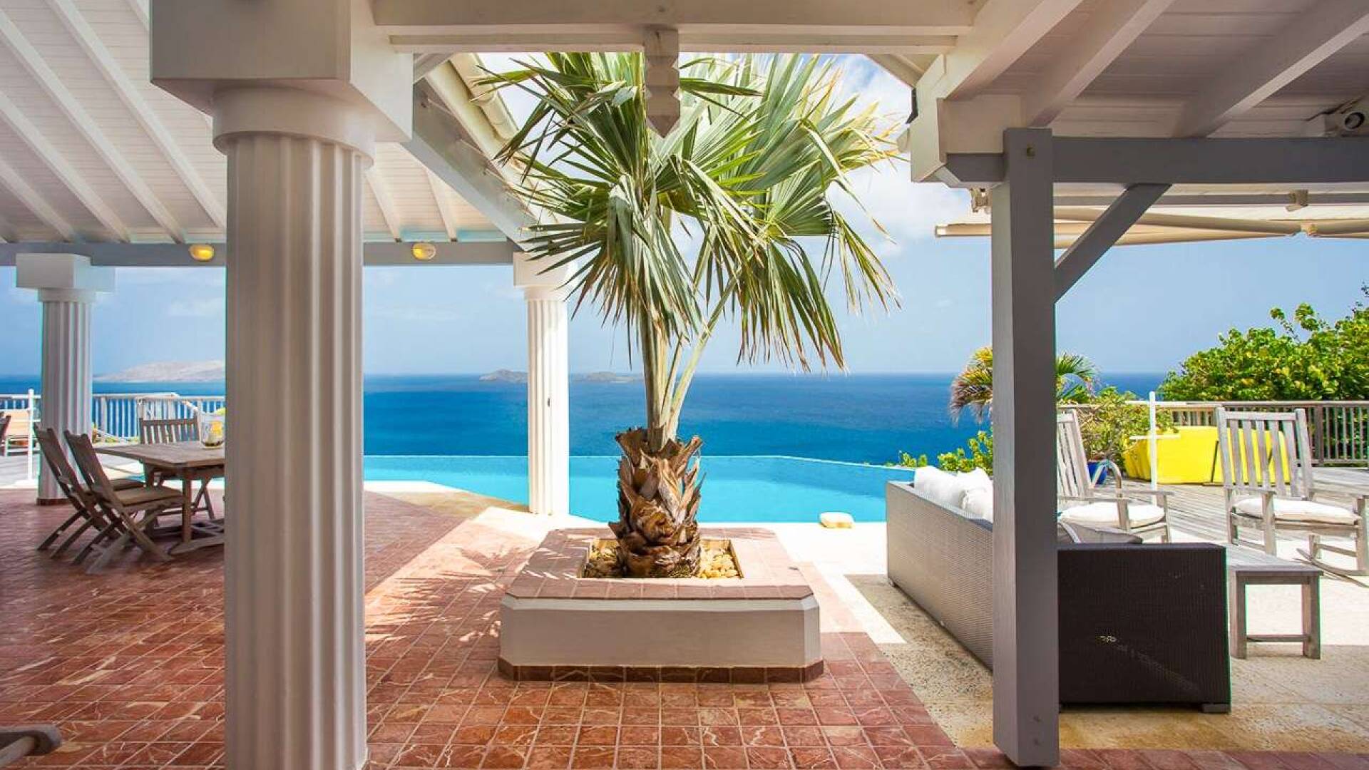 Terrace at WV FRE, Pointe Milou, St. Barthelemy