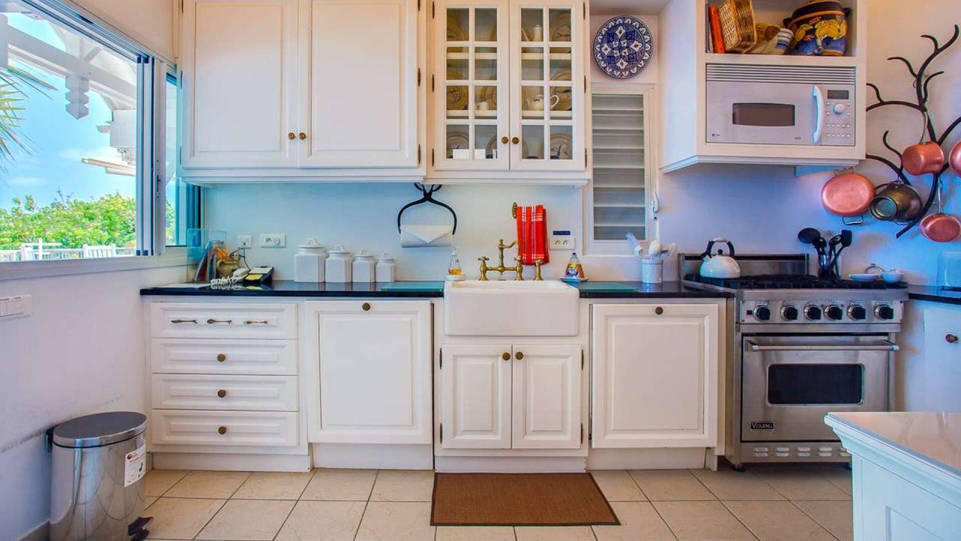 Kitchen at WV FRE, Pointe Milou, St. Barthelemy