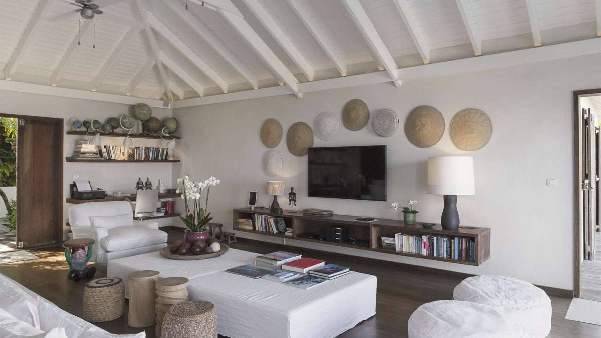 living room at WV BIB, Vitet, St. Barthelemy