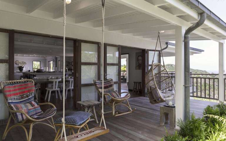 veranda at WV BIB, Vitet, St. Barthelemy