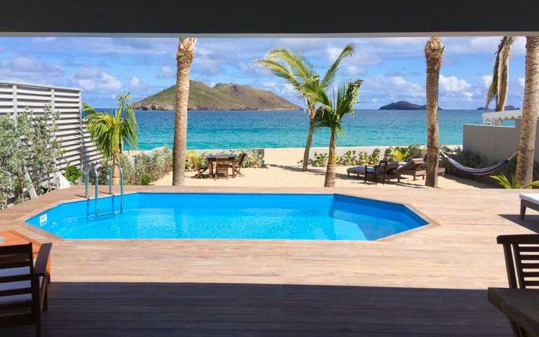 Villa Pool at WV VMG, Flamands Beach, St. Barthelemy