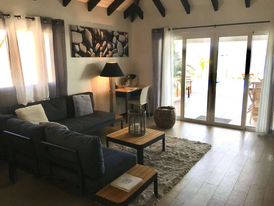 Living Room at WV VMG, Flamands Beach, St. Barthelemy