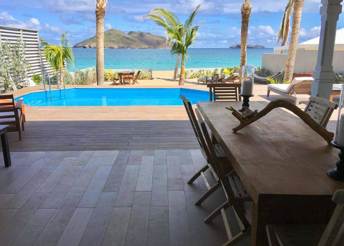 Dining Room at WV VMG, Flamands Beach, St. Barthelemy