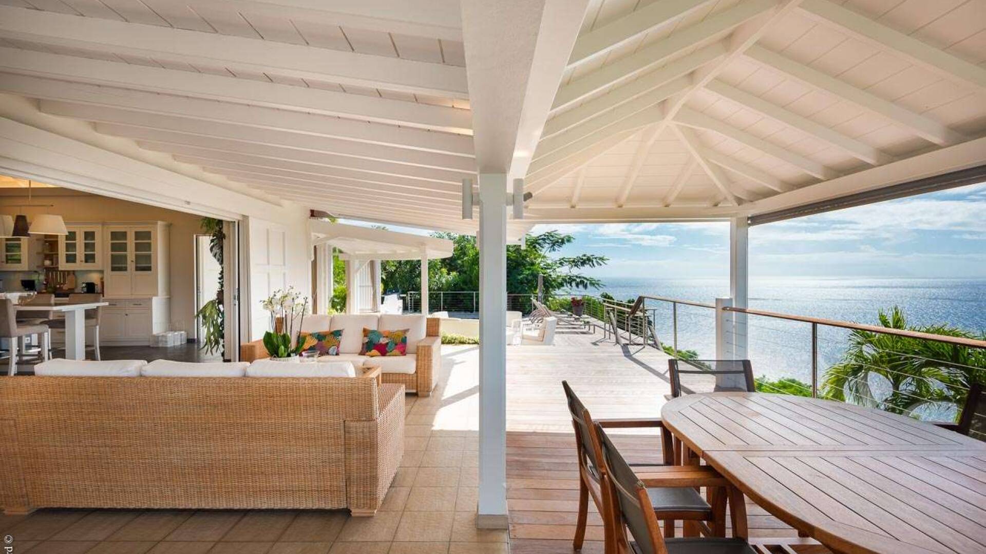 Living Room at WV MOU, Lurin, St. Barthelemy