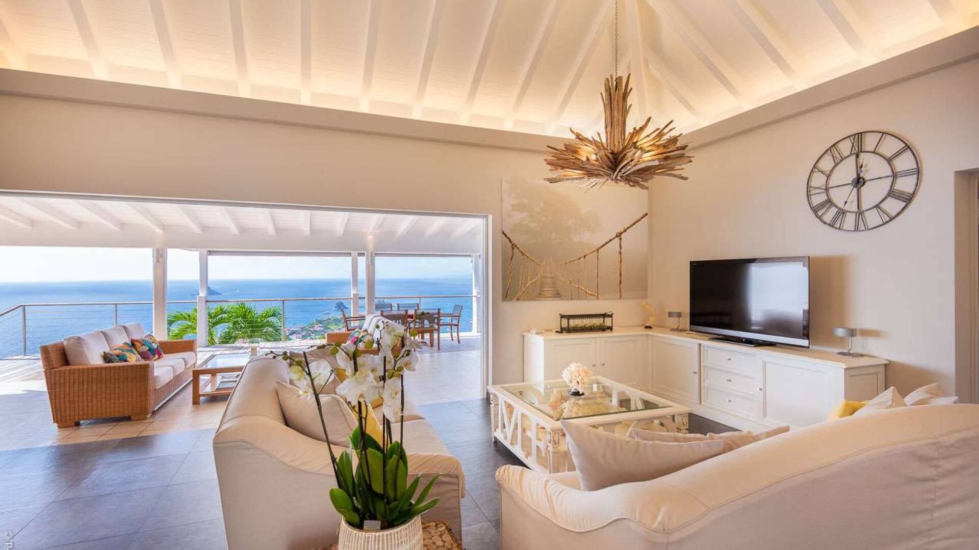 Living Room at WV MOU, Lurin, St. Barthelemy