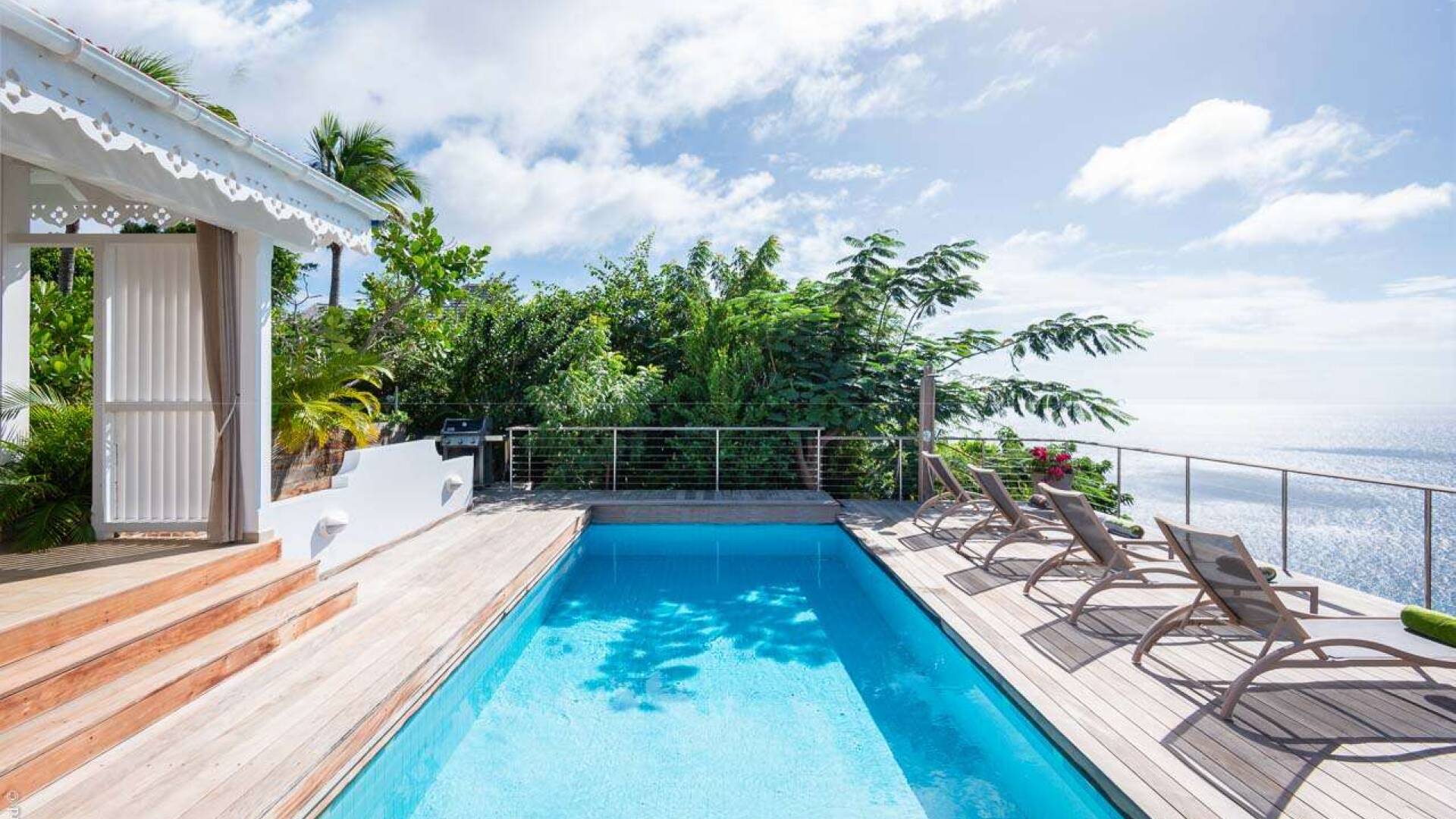 Villa Pool at WV MOU, Lurin, St. Barthelemy