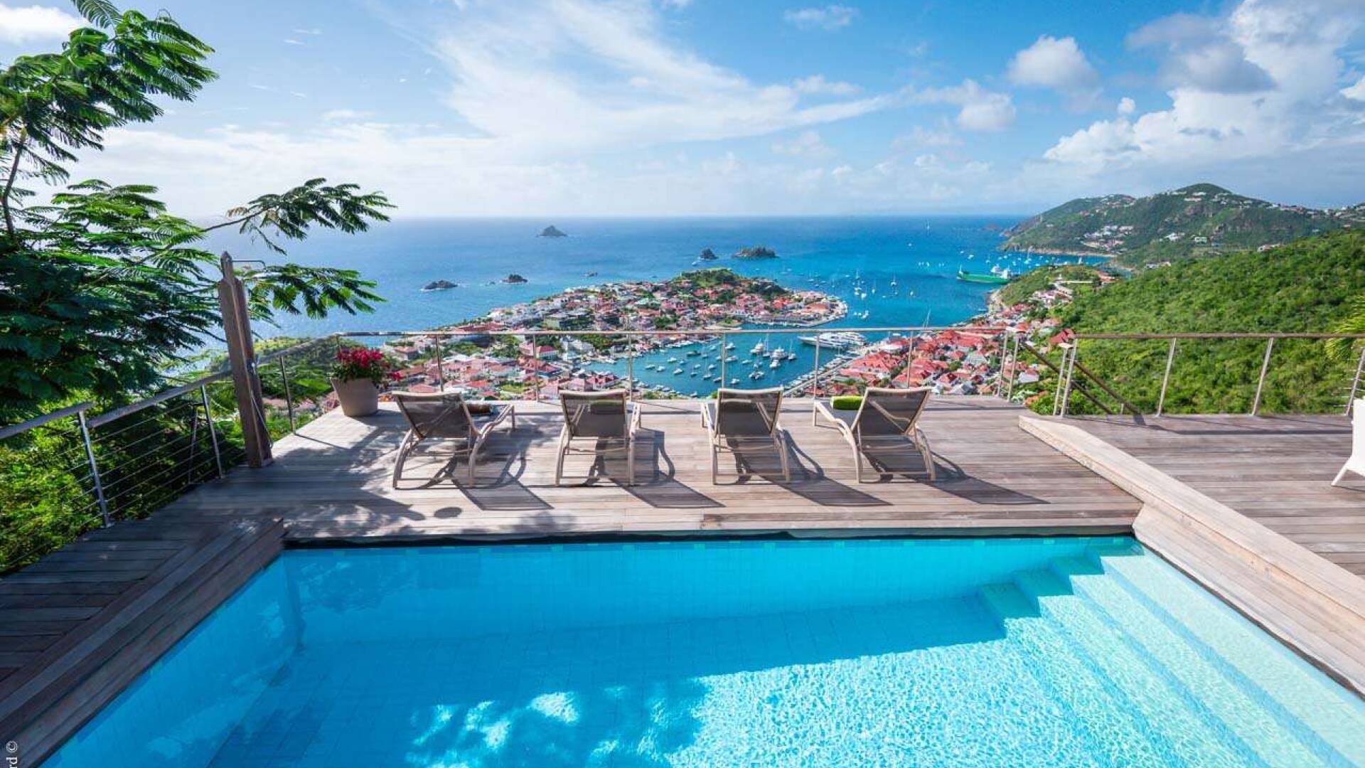 Villa Pool at WV MOU, Lurin, St. Barthelemy