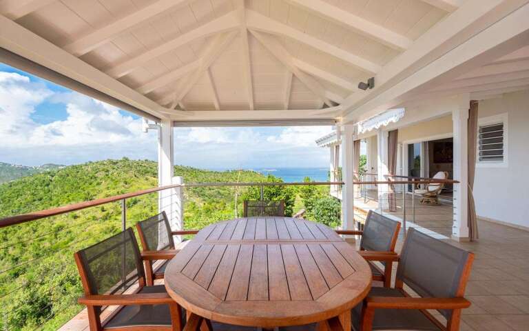 Terrace at WV MOU, Lurin, St. Barthelemy