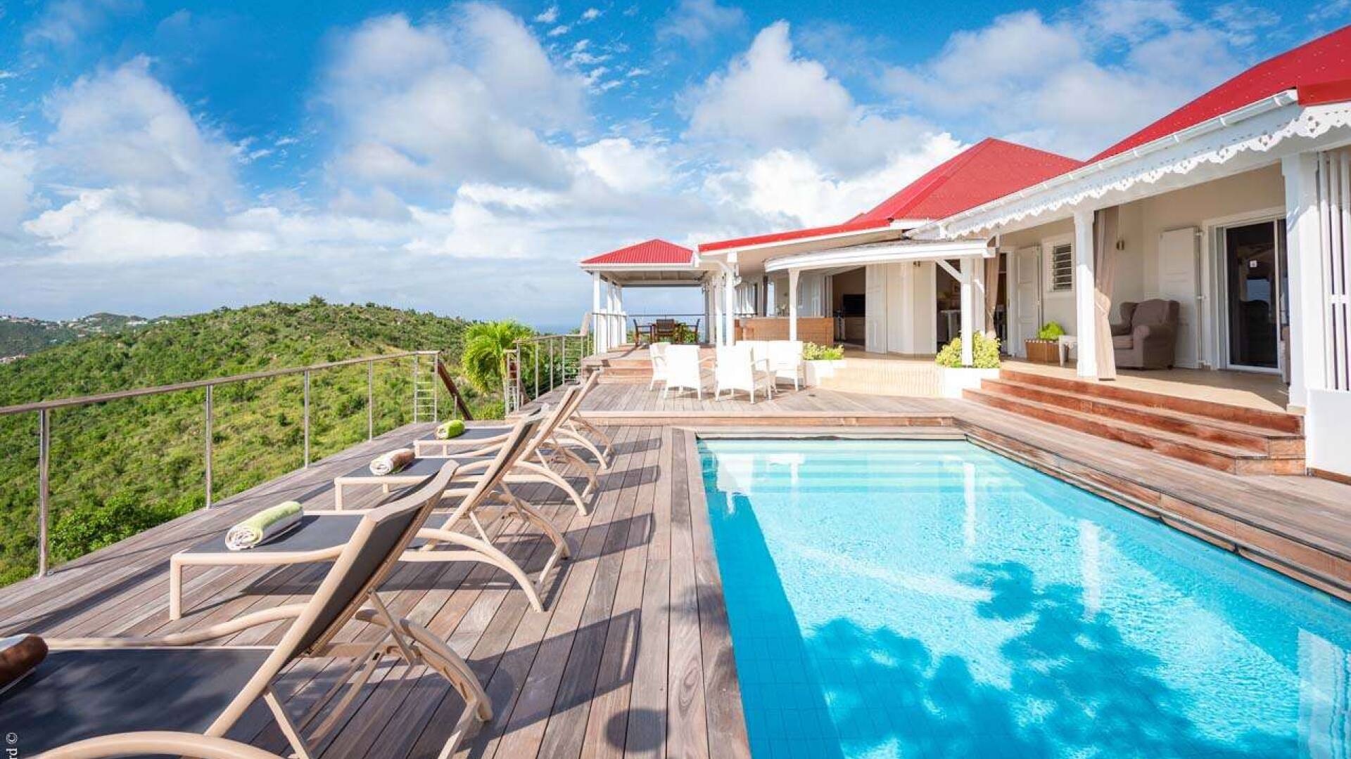 Villa Pool at WV MOU, Lurin, St. Barthelemy