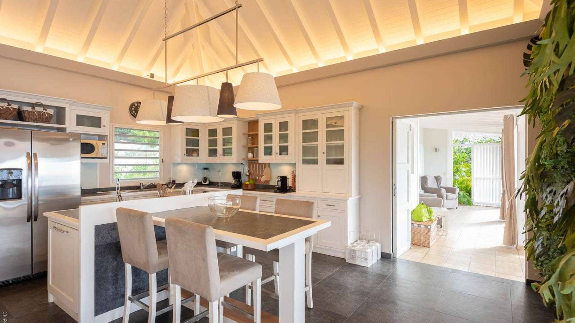 Kitchen at WV MOU, Lurin, St. Barthelemy