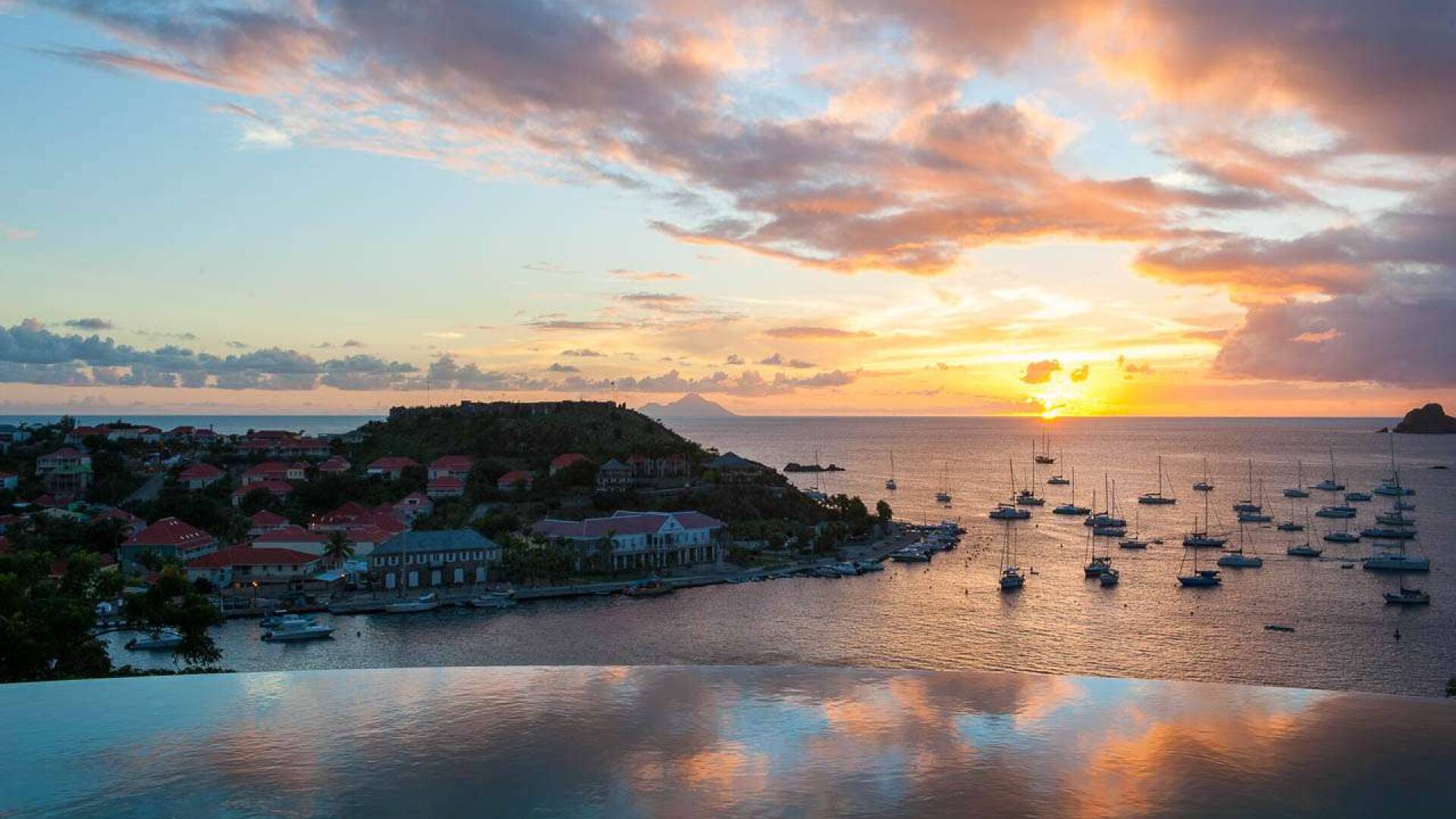 The view from WV LAM, Gustavia, St. Barthelemy