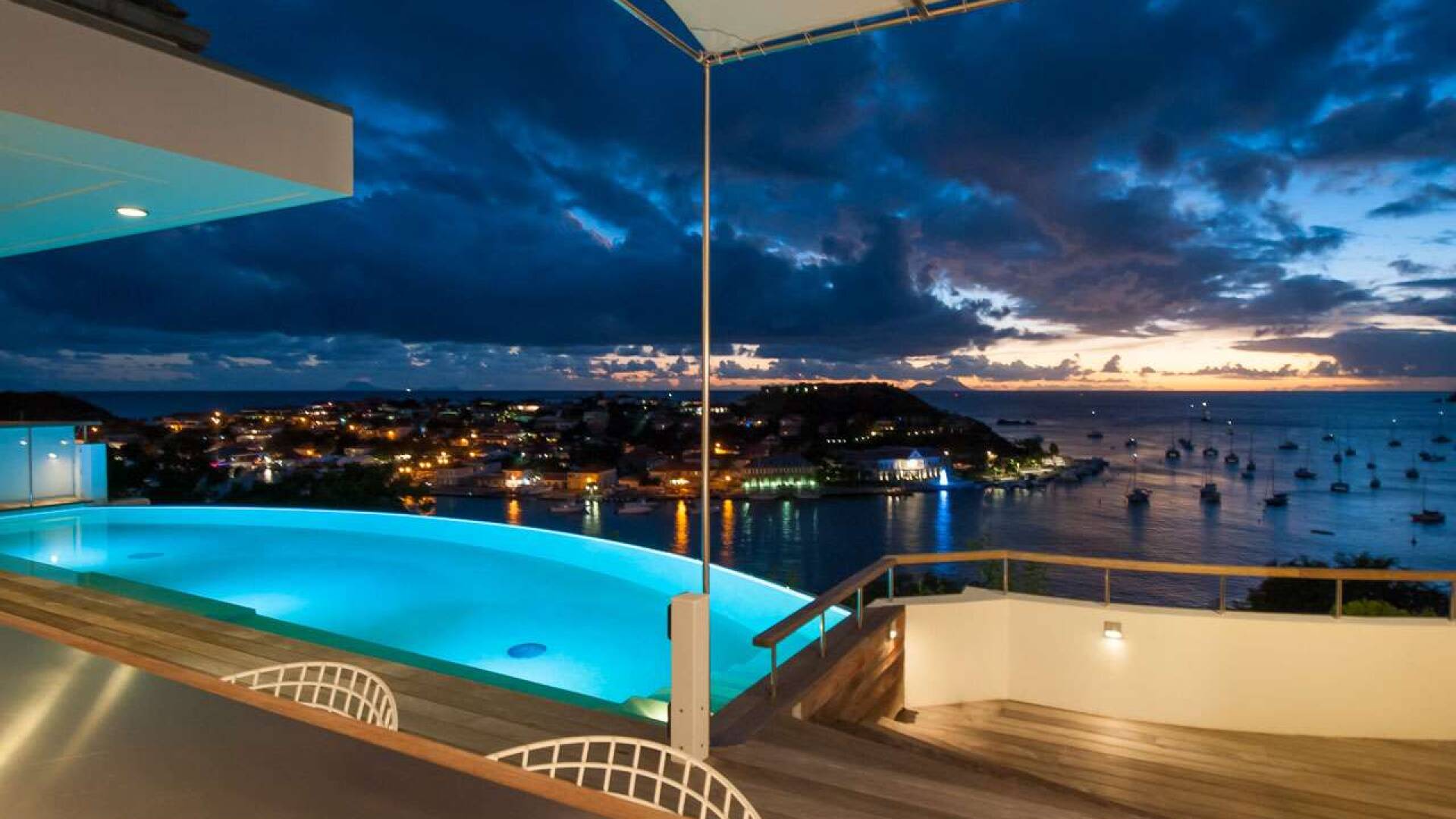 The view from WV LAM, Gustavia, St. Barthelemy