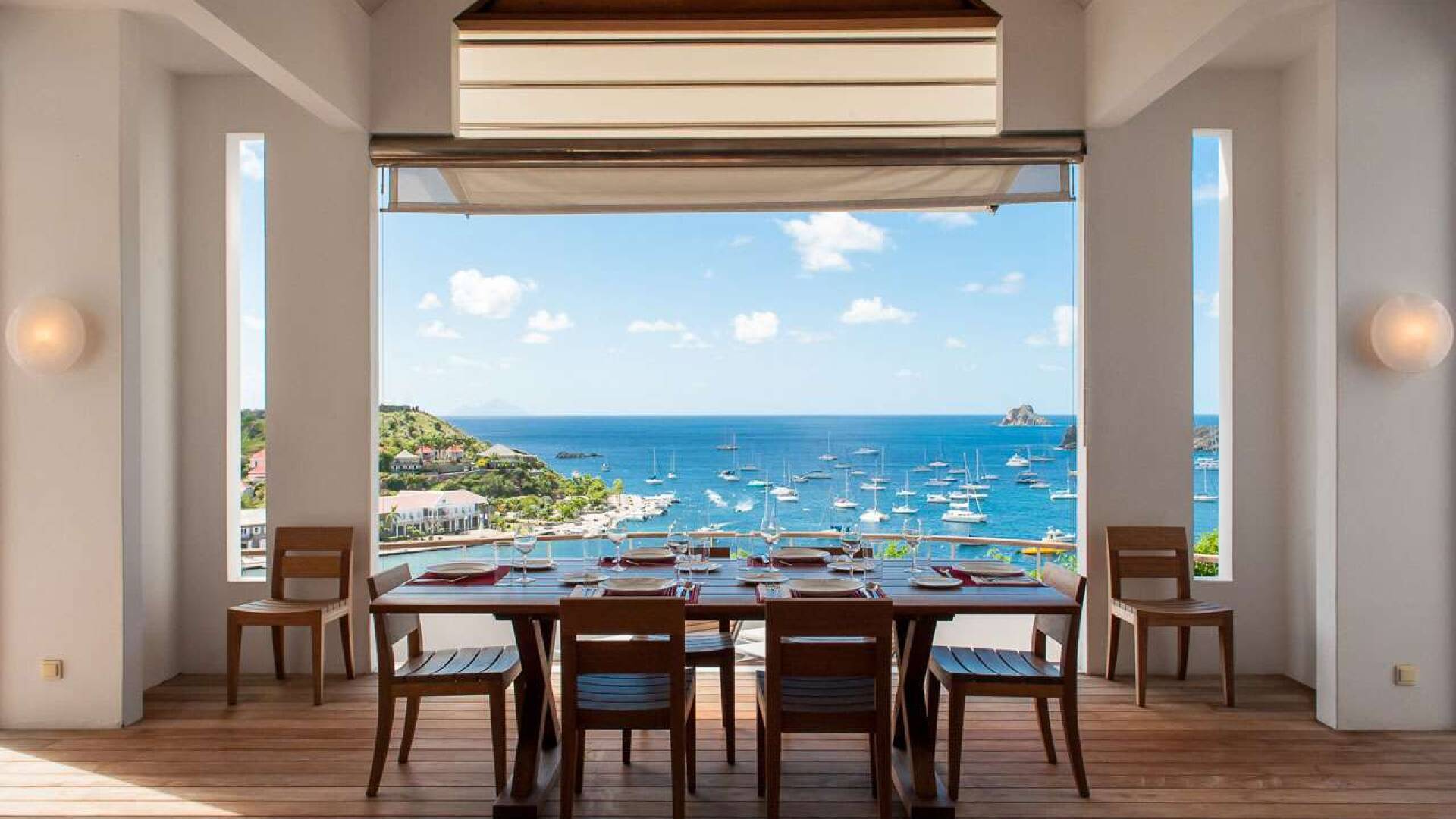 Dining Room at WV LAM, Gustavia, St. Barthelemy