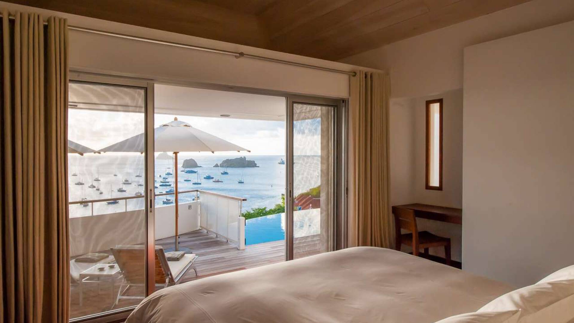 Bedroom at WV LAM, Gustavia, St. Barthelemy