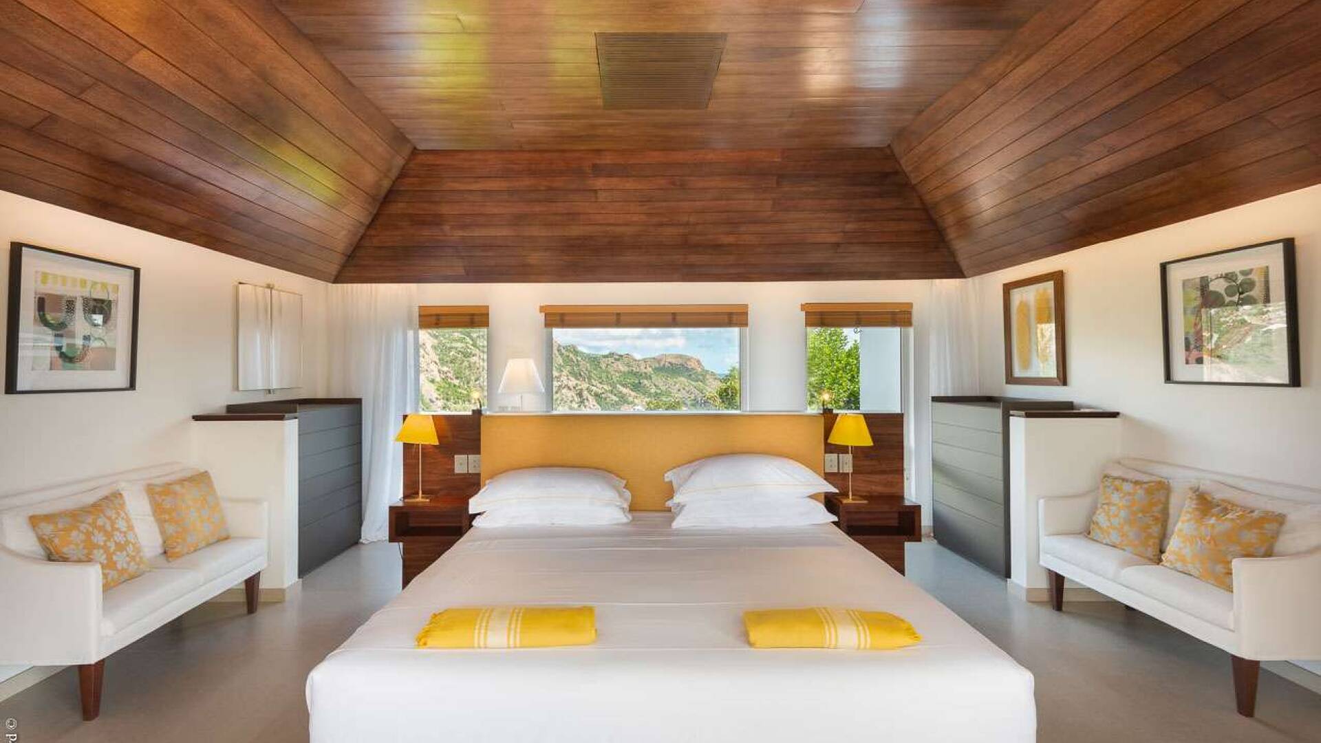Bedroom at WV LLA, St. Jean, St. Barthelemy