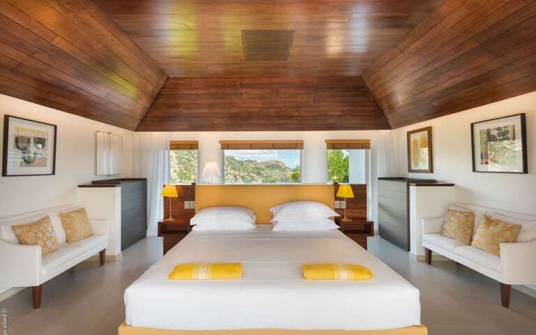 Bedroom at WV LLA, St. Jean, St. Barthelemy