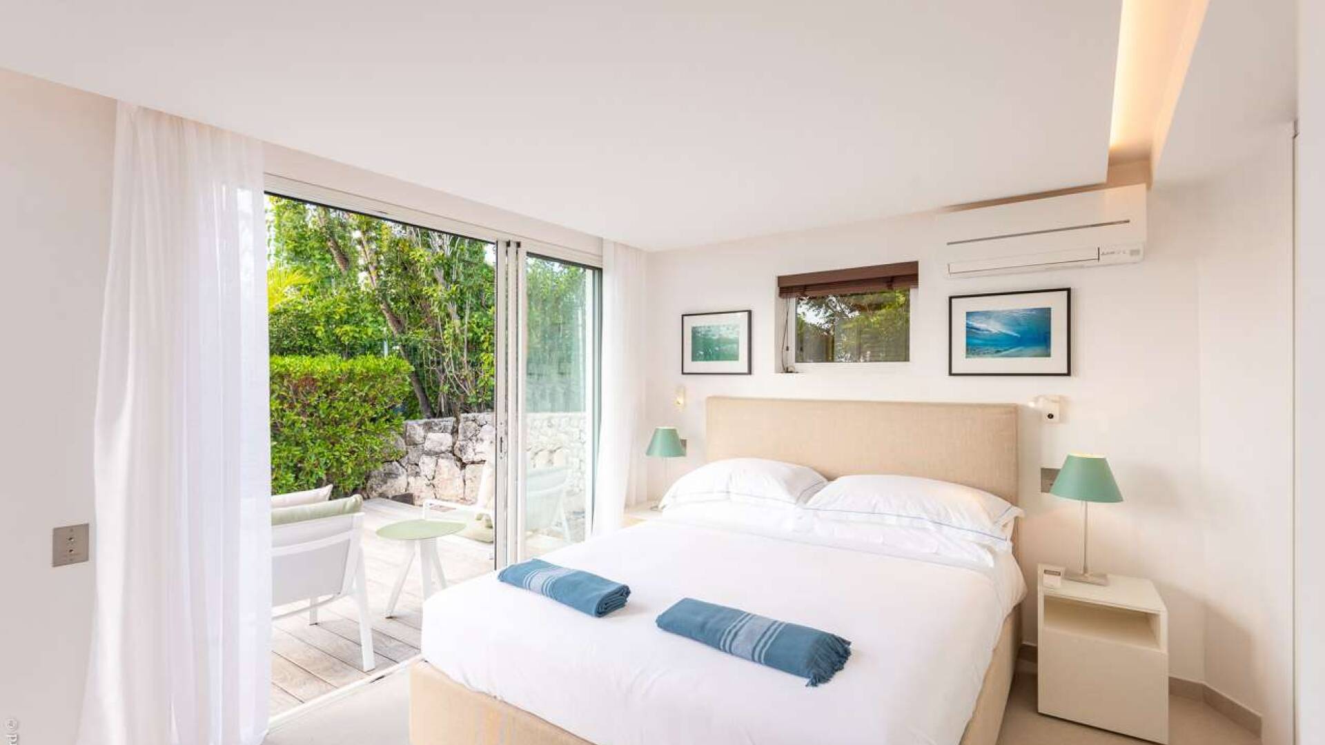 Bedroom at WV LLA, St. Jean, St. Barthelemy