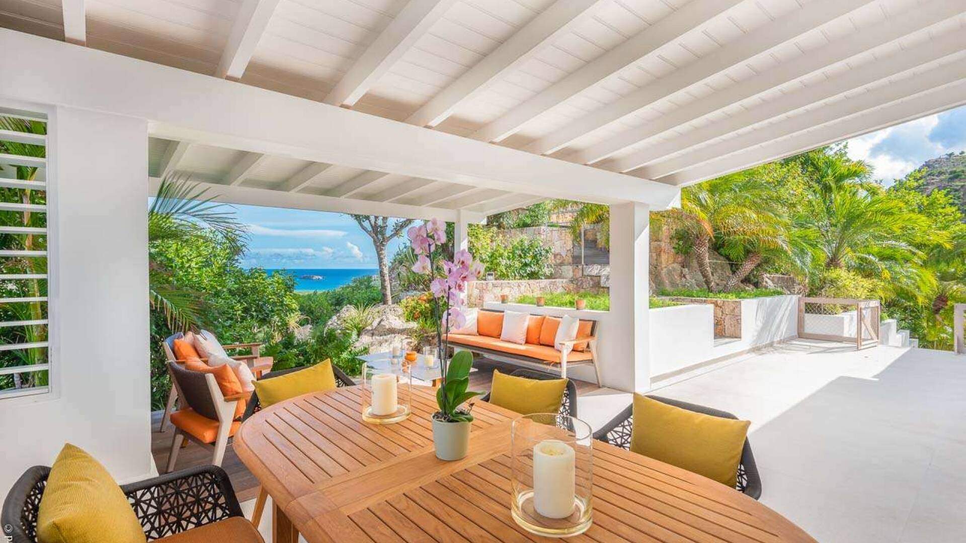 Dining Room at WV LLA, St. Jean, St. Barthelemy