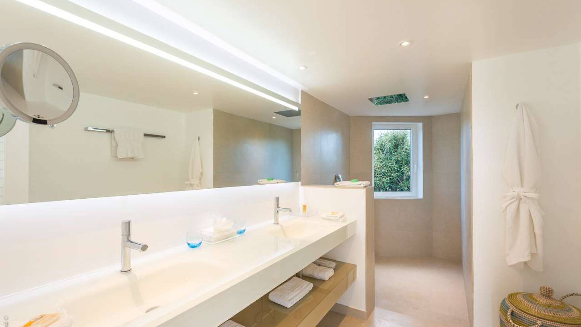 Bathroom at WV LLA, St. Jean, St. Barthelemy