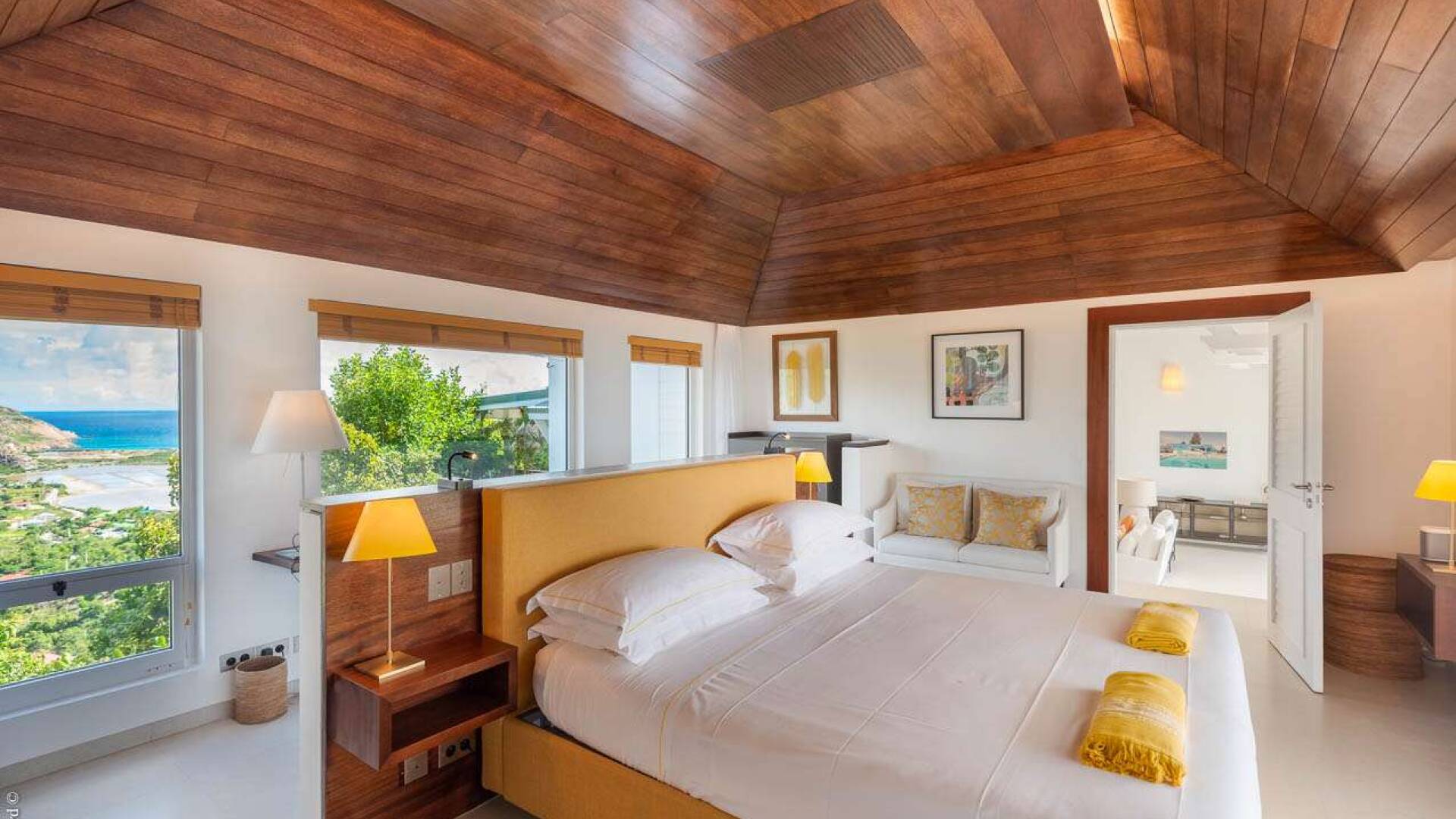 Bedroom at WV LLA, St. Jean, St. Barthelemy