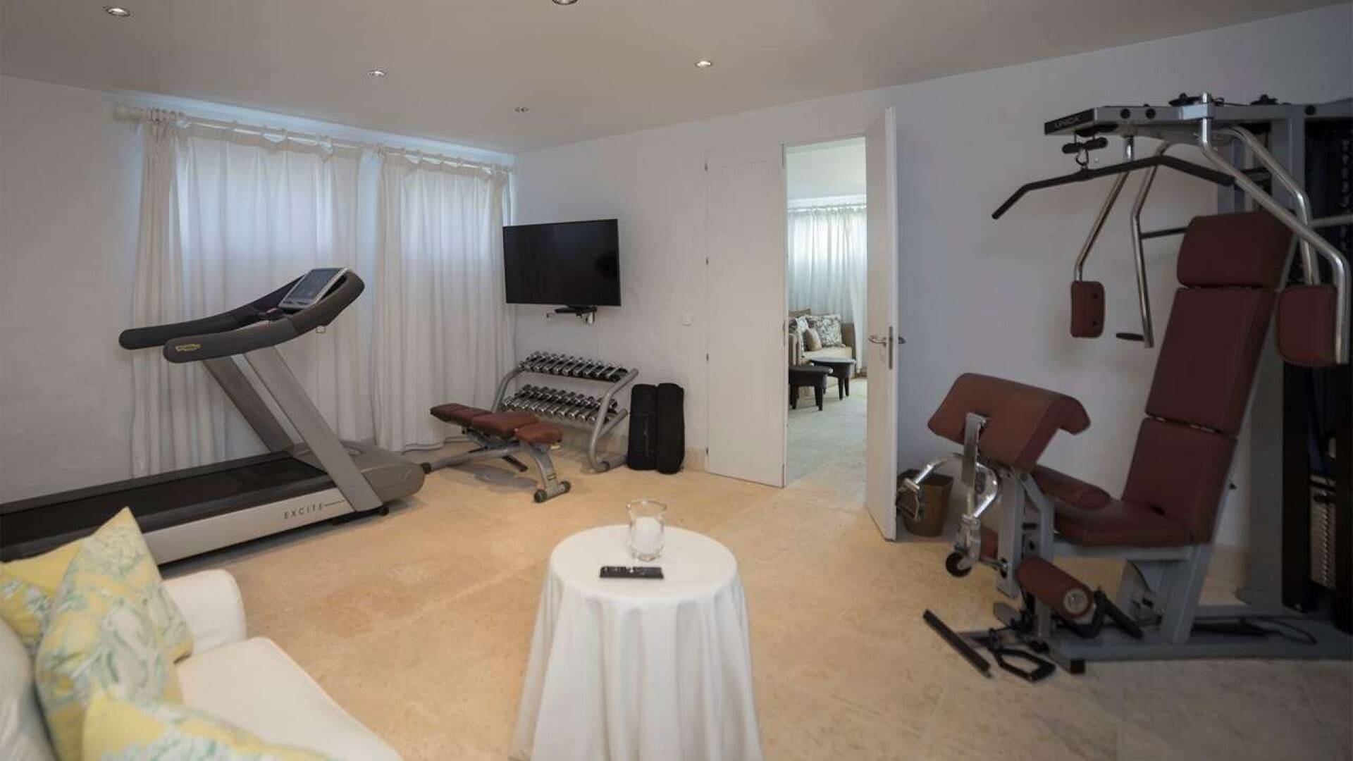 Gym at WV JAY, Mont Jean, St. Barthelemy