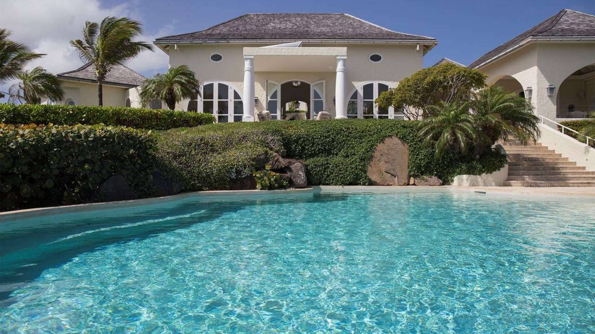 Villa Pool at WV JAY, Mont Jean, St. Barthelemy