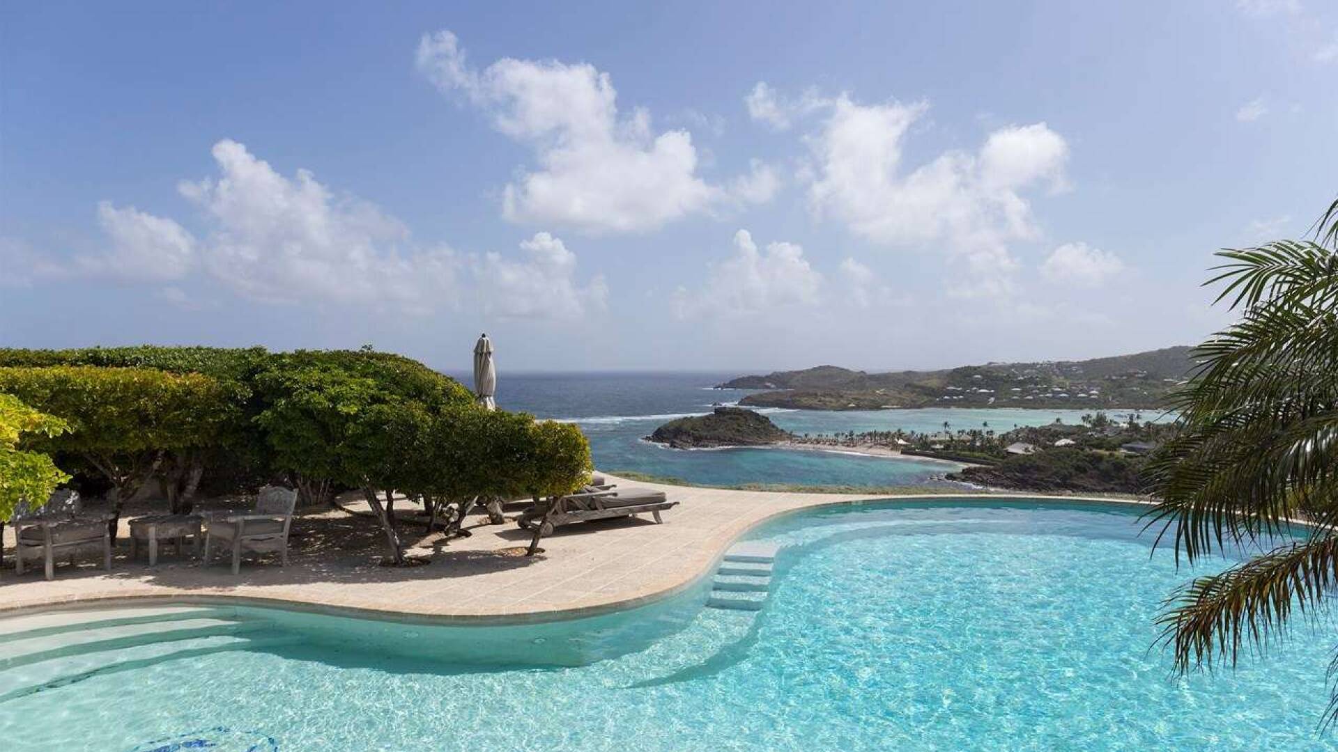 Villa Pool at WV JAY, Mont Jean, St. Barthelemy