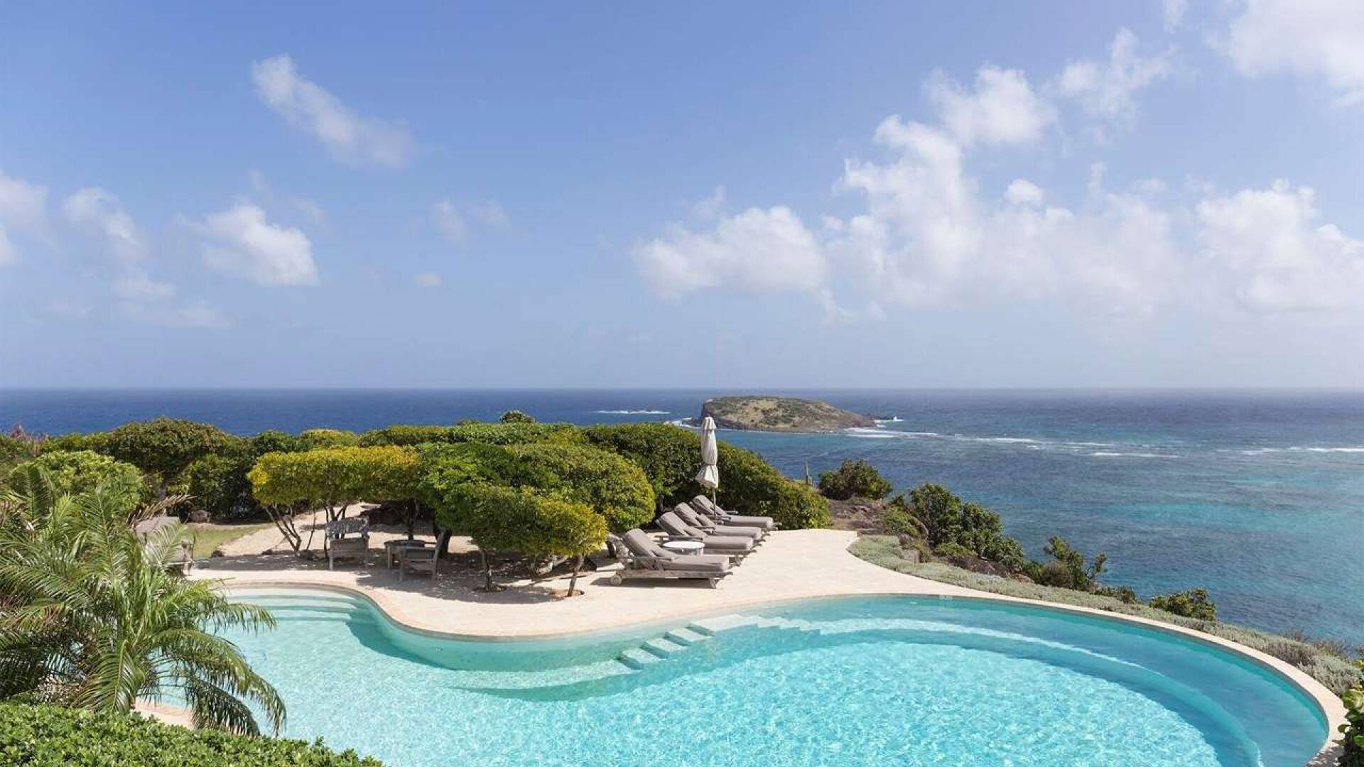 Villa Pool at WV JAY, Mont Jean, St. Barthelemy