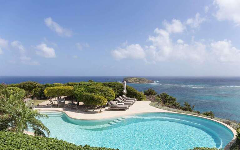 Villa Pool at WV JAY, Mont Jean, St. Barthelemy