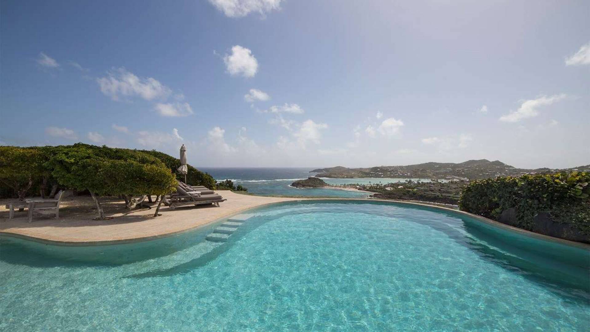 Villa Pool at WV JAY, Mont Jean, St. Barthelemy