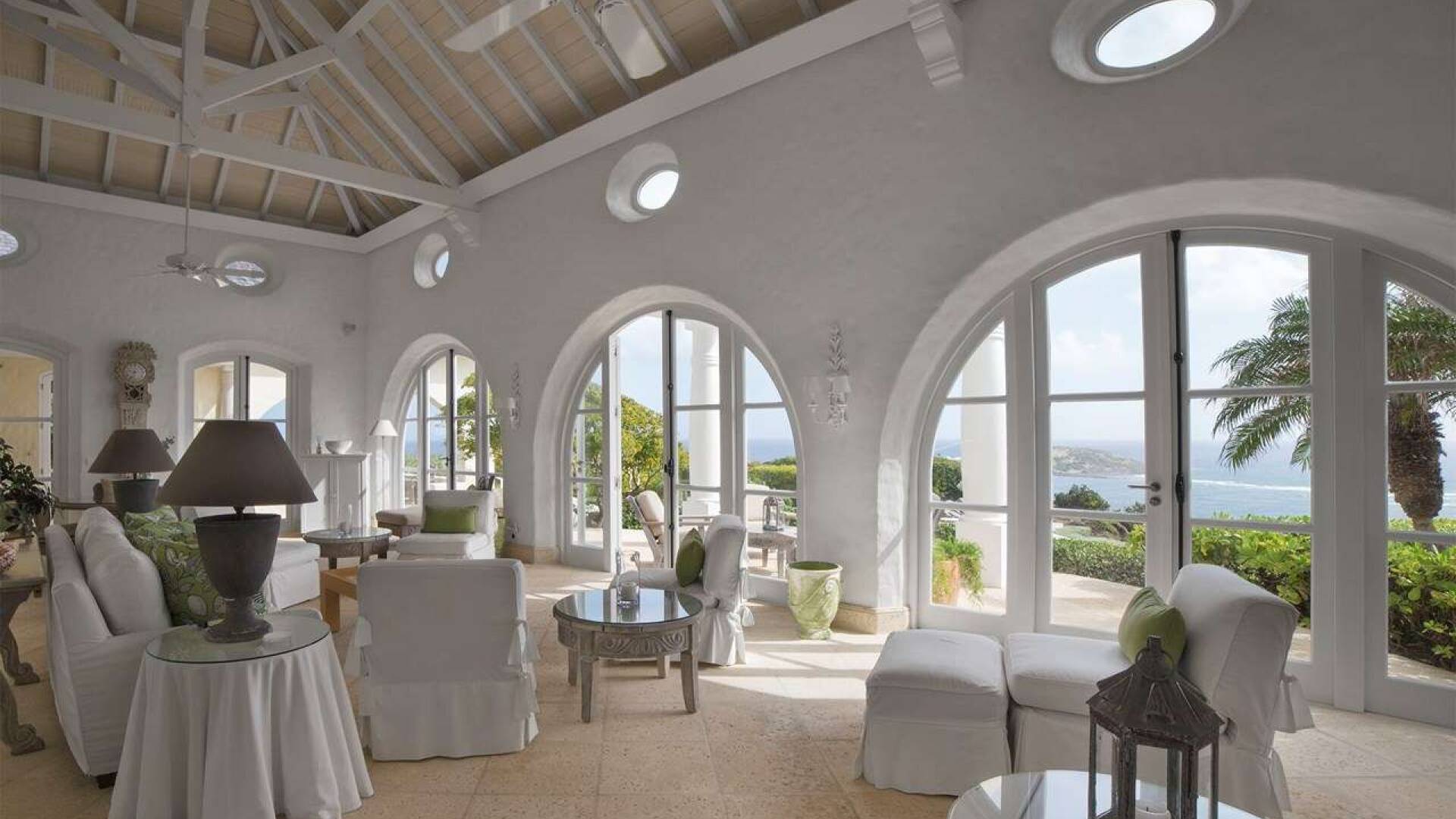 Living Room at WV JAY, Mont Jean, St. Barthelemy