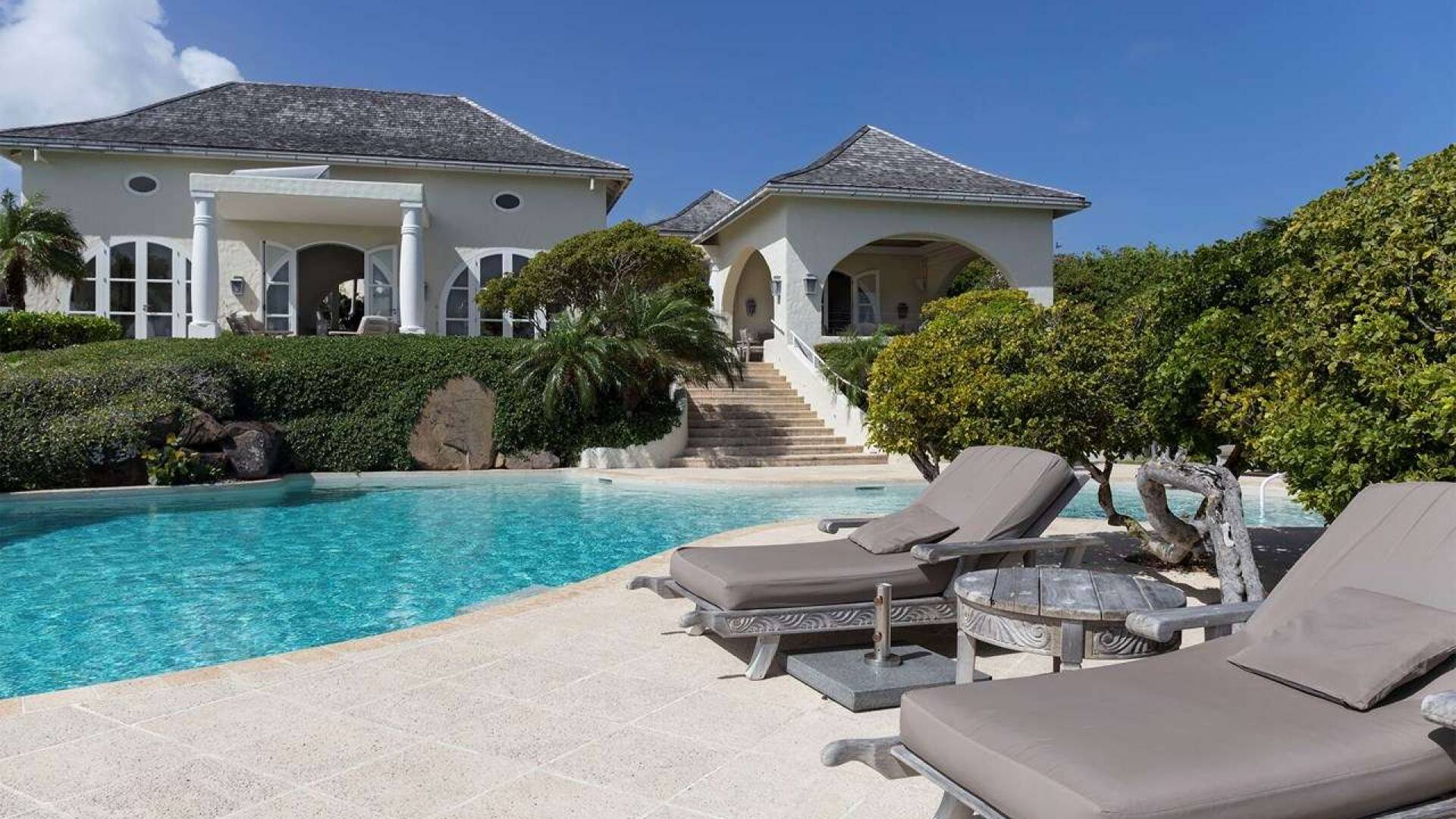 Villa Pool at WV JAY, Mont Jean, St. Barthelemy