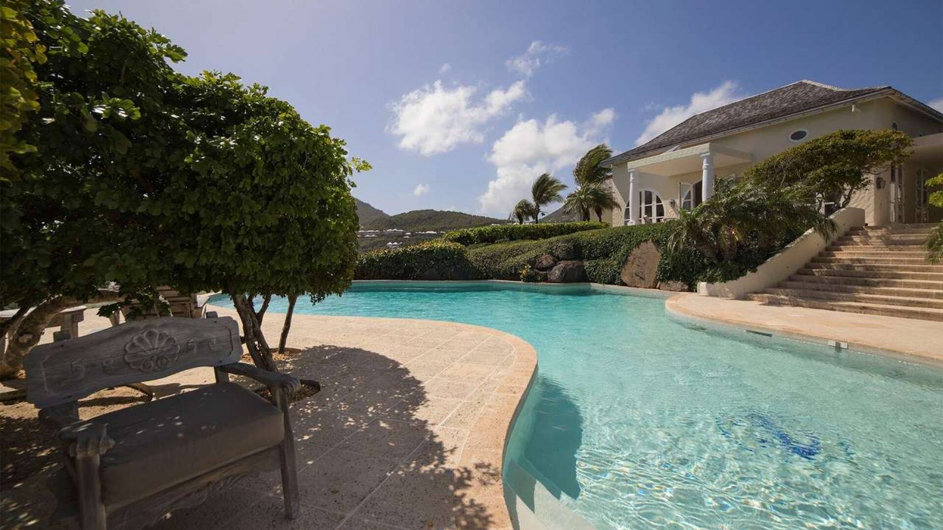 Villa Pool at WV JAY, Mont Jean, St. Barthelemy