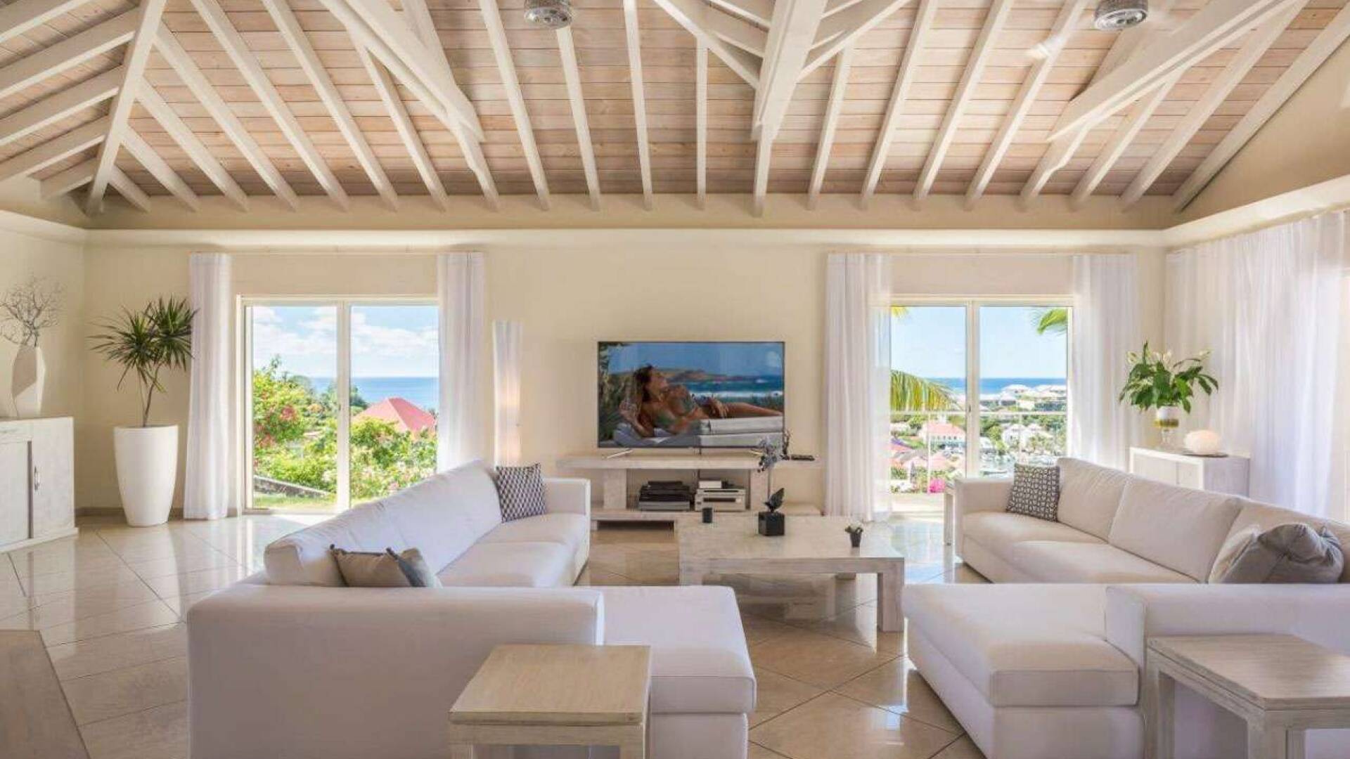 Living Room at WV PRE, Gustavia, St. Barthelemy